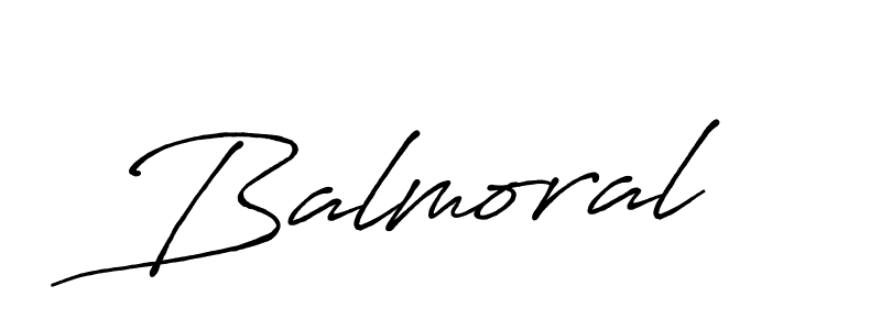 The best way (Antro_Vectra_Bolder) to make a short signature is to pick only two or three words in your name. The name Balmoral include a total of six letters. For converting this name. Balmoral signature style 7 images and pictures png