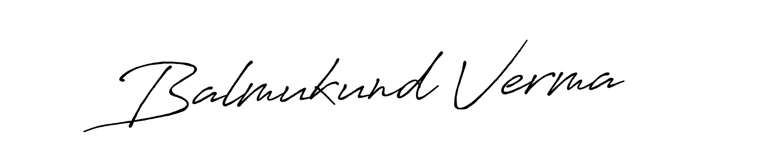 Also we have Balmukund Verma name is the best signature style. Create professional handwritten signature collection using Antro_Vectra_Bolder autograph style. Balmukund Verma signature style 7 images and pictures png