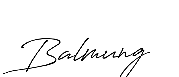 Design your own signature with our free online signature maker. With this signature software, you can create a handwritten (Antro_Vectra_Bolder) signature for name Balmung. Balmung signature style 7 images and pictures png