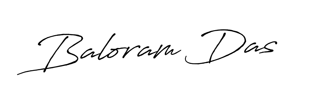 Create a beautiful signature design for name Baloram Das. With this signature (Antro_Vectra_Bolder) fonts, you can make a handwritten signature for free. Baloram Das signature style 7 images and pictures png