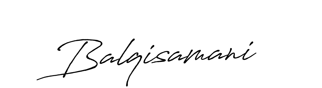 Similarly Antro_Vectra_Bolder is the best handwritten signature design. Signature creator online .You can use it as an online autograph creator for name Balqisamani. Balqisamani signature style 7 images and pictures png