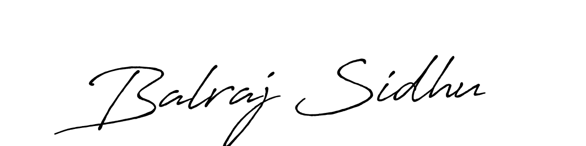 Use a signature maker to create a handwritten signature online. With this signature software, you can design (Antro_Vectra_Bolder) your own signature for name Balraj Sidhu. Balraj Sidhu signature style 7 images and pictures png