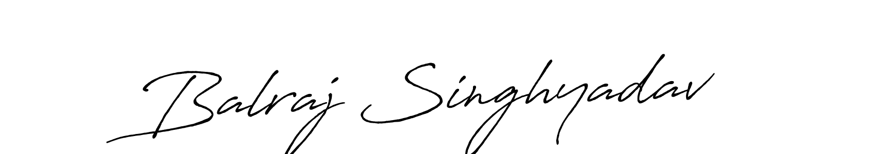 Make a beautiful signature design for name Balraj Singhyadav. With this signature (Antro_Vectra_Bolder) style, you can create a handwritten signature for free. Balraj Singhyadav signature style 7 images and pictures png