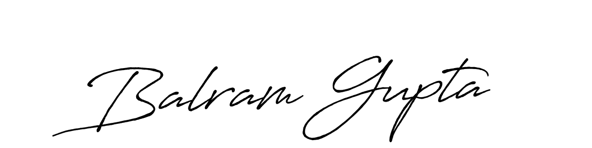 It looks lik you need a new signature style for name Balram Gupta. Design unique handwritten (Antro_Vectra_Bolder) signature with our free signature maker in just a few clicks. Balram Gupta signature style 7 images and pictures png