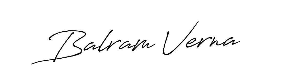 Once you've used our free online signature maker to create your best signature Antro_Vectra_Bolder style, it's time to enjoy all of the benefits that Balram Verna name signing documents. Balram Verna signature style 7 images and pictures png
