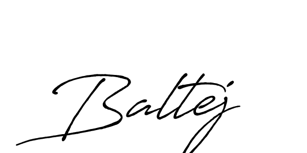 How to make Baltej name signature. Use Antro_Vectra_Bolder style for creating short signs online. This is the latest handwritten sign. Baltej signature style 7 images and pictures png