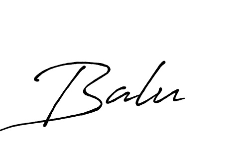 Make a beautiful signature design for name Balu . With this signature (Antro_Vectra_Bolder) style, you can create a handwritten signature for free. Balu  signature style 7 images and pictures png