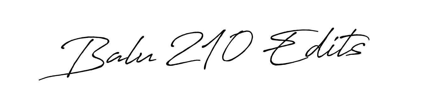 The best way (Antro_Vectra_Bolder) to make a short signature is to pick only two or three words in your name. The name Balu 210 Edits include a total of six letters. For converting this name. Balu 210 Edits signature style 7 images and pictures png