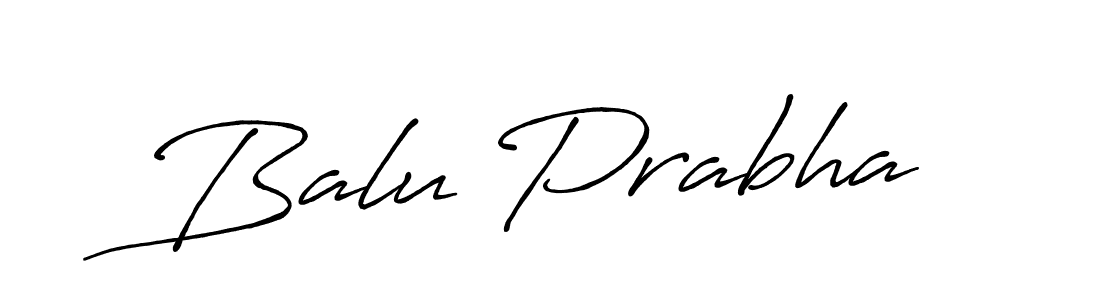 How to make Balu Prabha signature? Antro_Vectra_Bolder is a professional autograph style. Create handwritten signature for Balu Prabha name. Balu Prabha signature style 7 images and pictures png