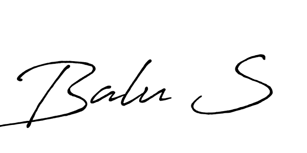 Make a beautiful signature design for name Balu S. Use this online signature maker to create a handwritten signature for free. Balu S signature style 7 images and pictures png