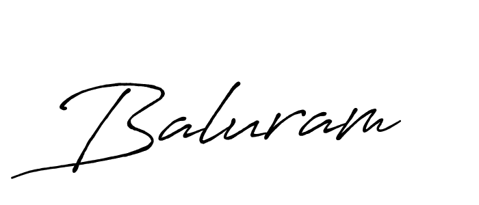 Make a beautiful signature design for name Baluram. With this signature (Antro_Vectra_Bolder) style, you can create a handwritten signature for free. Baluram signature style 7 images and pictures png