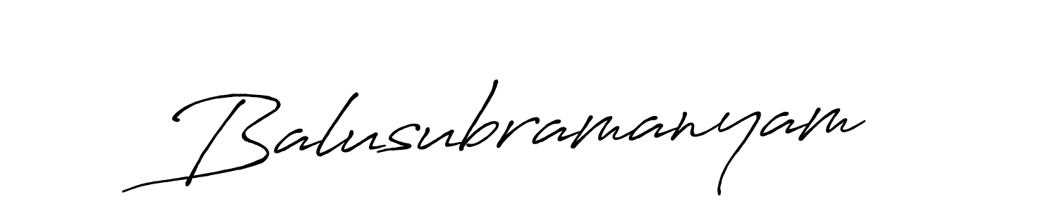 Balusubramanyam stylish signature style. Best Handwritten Sign (Antro_Vectra_Bolder) for my name. Handwritten Signature Collection Ideas for my name Balusubramanyam. Balusubramanyam signature style 7 images and pictures png