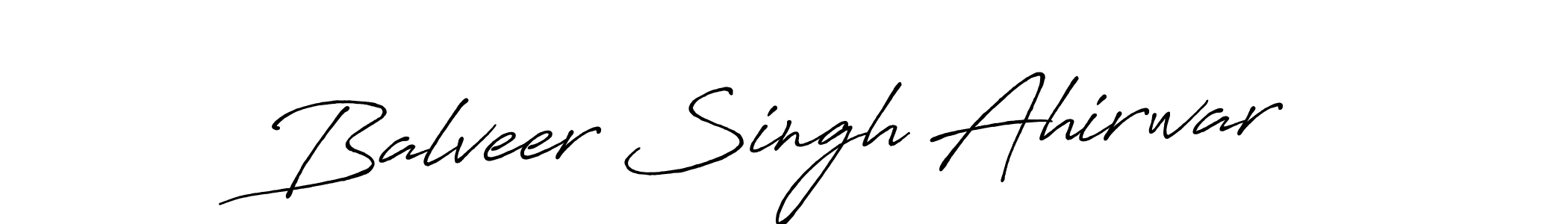 Balveer Singh Ahirwar stylish signature style. Best Handwritten Sign (Antro_Vectra_Bolder) for my name. Handwritten Signature Collection Ideas for my name Balveer Singh Ahirwar. Balveer Singh Ahirwar signature style 7 images and pictures png
