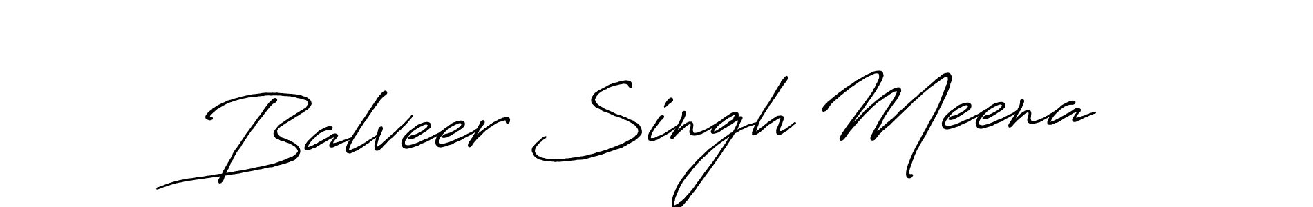 Balveer Singh Meena stylish signature style. Best Handwritten Sign (Antro_Vectra_Bolder) for my name. Handwritten Signature Collection Ideas for my name Balveer Singh Meena. Balveer Singh Meena signature style 7 images and pictures png