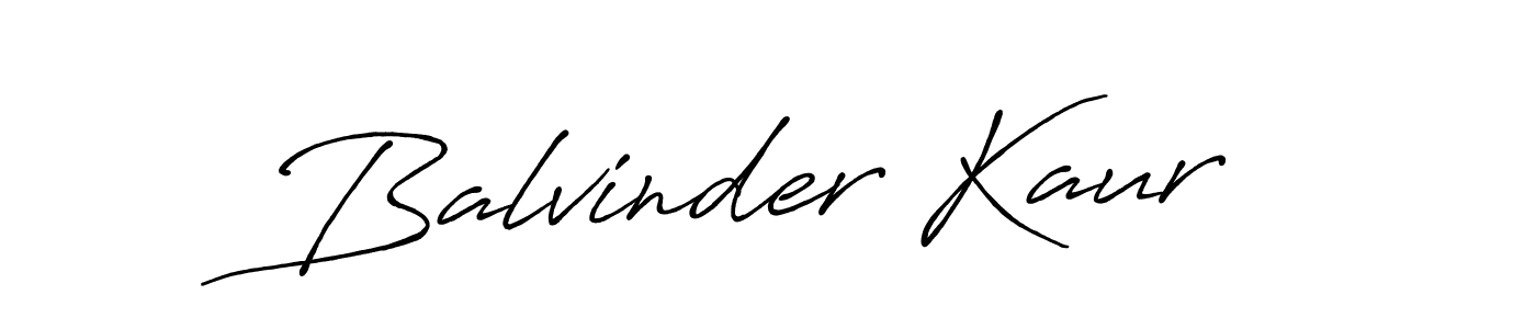 Use a signature maker to create a handwritten signature online. With this signature software, you can design (Antro_Vectra_Bolder) your own signature for name Balvinder Kaur. Balvinder Kaur signature style 7 images and pictures png