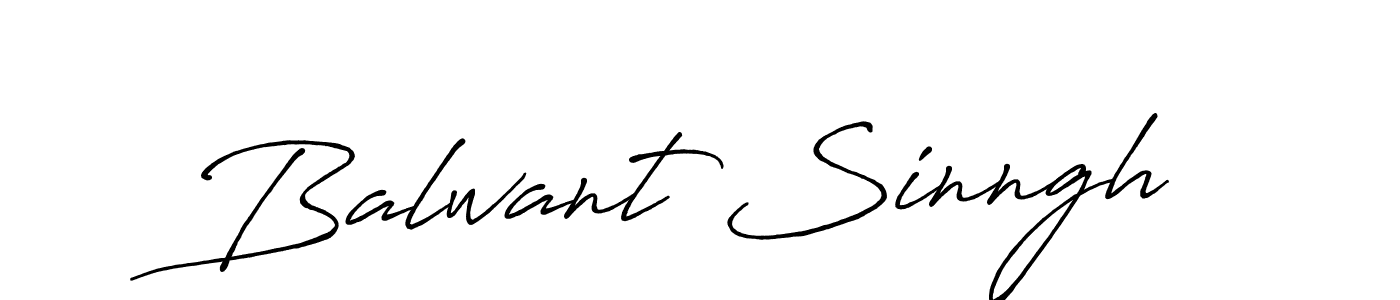 Use a signature maker to create a handwritten signature online. With this signature software, you can design (Antro_Vectra_Bolder) your own signature for name Balwant Sinngh. Balwant Sinngh signature style 7 images and pictures png