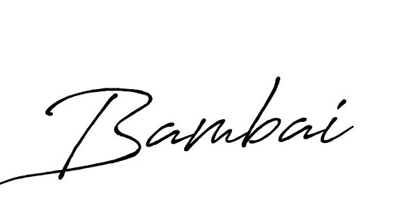 Once you've used our free online signature maker to create your best signature Antro_Vectra_Bolder style, it's time to enjoy all of the benefits that Bambai name signing documents. Bambai signature style 7 images and pictures png