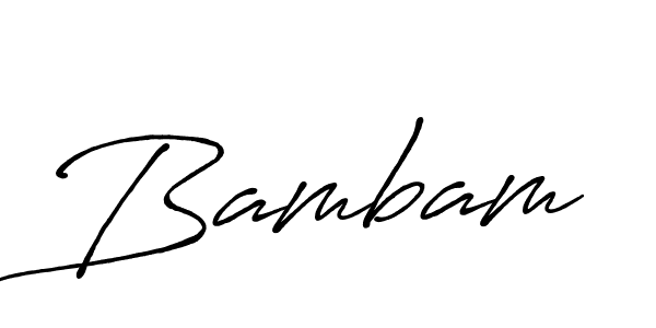 Once you've used our free online signature maker to create your best signature Antro_Vectra_Bolder style, it's time to enjoy all of the benefits that Bambam name signing documents. Bambam signature style 7 images and pictures png