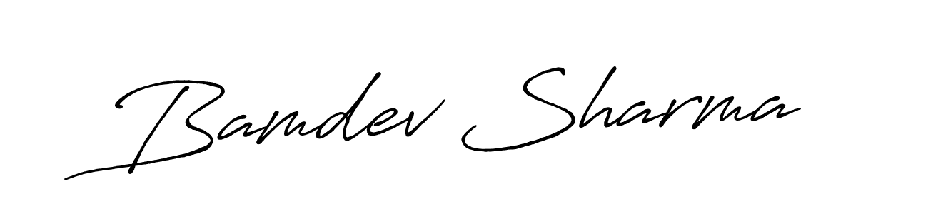Best and Professional Signature Style for Bamdev Sharma. Antro_Vectra_Bolder Best Signature Style Collection. Bamdev Sharma signature style 7 images and pictures png