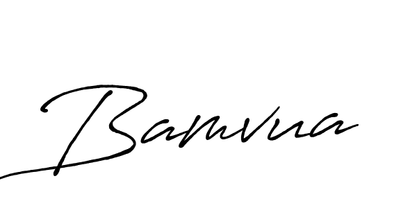 Also we have Bamvua name is the best signature style. Create professional handwritten signature collection using Antro_Vectra_Bolder autograph style. Bamvua signature style 7 images and pictures png