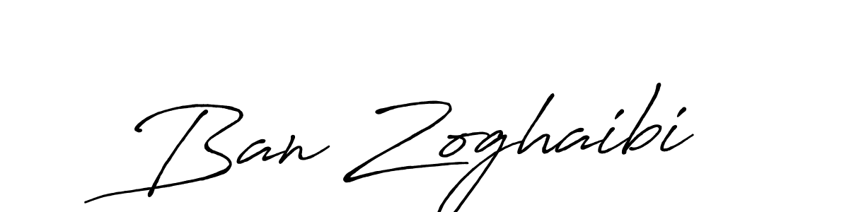 Make a beautiful signature design for name Ban Zoghaibi. Use this online signature maker to create a handwritten signature for free. Ban Zoghaibi signature style 7 images and pictures png