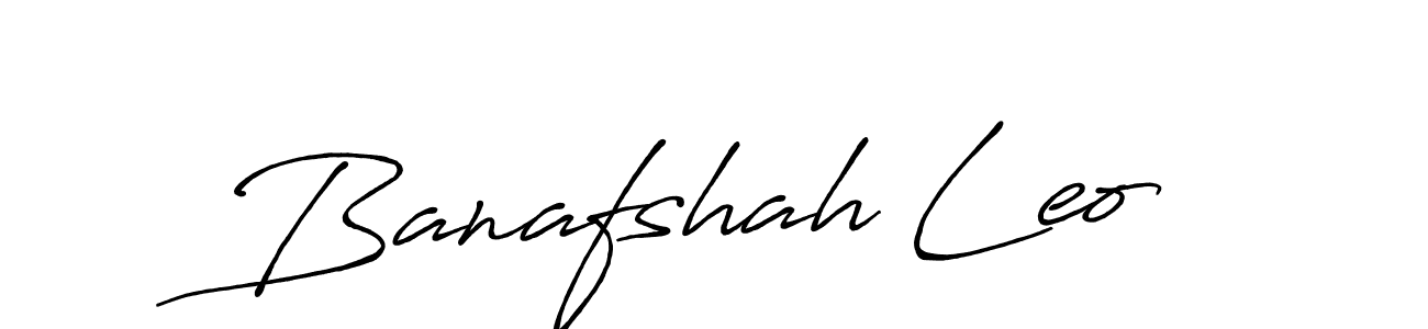 Make a beautiful signature design for name Banafshah Leo. Use this online signature maker to create a handwritten signature for free. Banafshah Leo signature style 7 images and pictures png