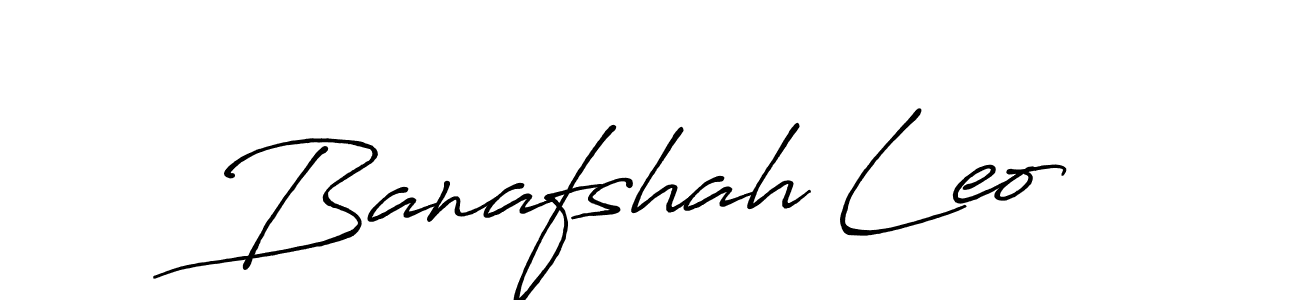 Make a beautiful signature design for name Banafshah Leo. Use this online signature maker to create a handwritten signature for free. Banafshah Leo signature style 7 images and pictures png