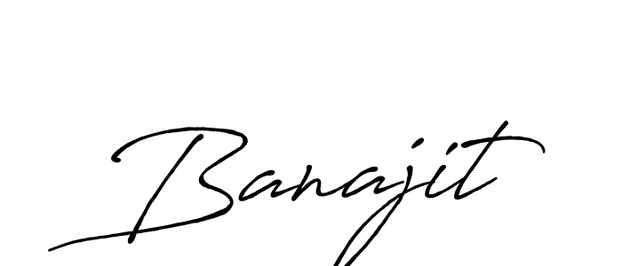 Make a beautiful signature design for name Banajit. With this signature (Antro_Vectra_Bolder) style, you can create a handwritten signature for free. Banajit signature style 7 images and pictures png