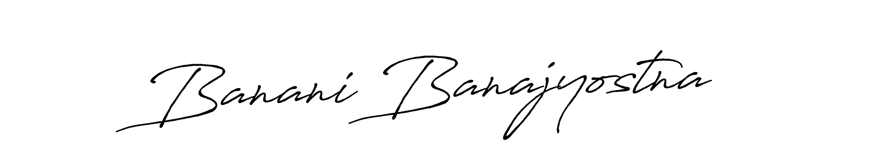 Antro_Vectra_Bolder is a professional signature style that is perfect for those who want to add a touch of class to their signature. It is also a great choice for those who want to make their signature more unique. Get Banani Banajyostna name to fancy signature for free. Banani Banajyostna signature style 7 images and pictures png