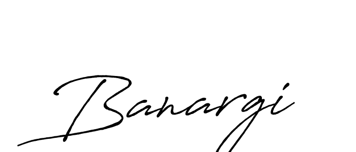 Use a signature maker to create a handwritten signature online. With this signature software, you can design (Antro_Vectra_Bolder) your own signature for name Banargi. Banargi signature style 7 images and pictures png