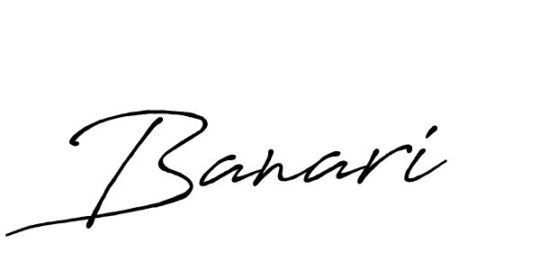 Make a beautiful signature design for name Banari. Use this online signature maker to create a handwritten signature for free. Banari signature style 7 images and pictures png