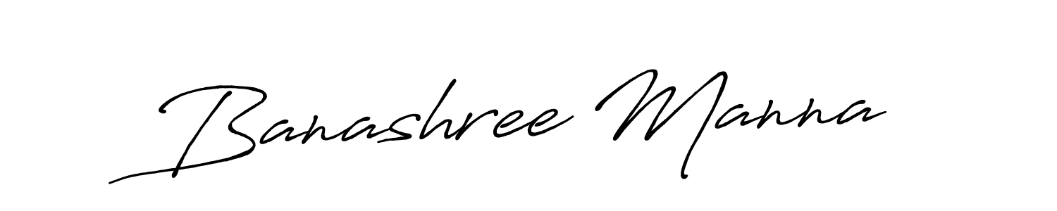 Banashree Manna stylish signature style. Best Handwritten Sign (Antro_Vectra_Bolder) for my name. Handwritten Signature Collection Ideas for my name Banashree Manna. Banashree Manna signature style 7 images and pictures png