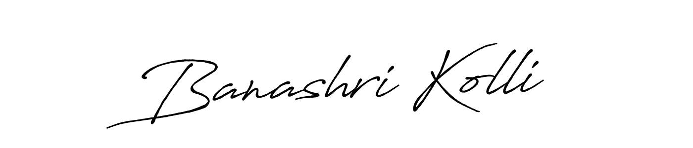 Once you've used our free online signature maker to create your best signature Antro_Vectra_Bolder style, it's time to enjoy all of the benefits that Banashri Kolli name signing documents. Banashri Kolli signature style 7 images and pictures png