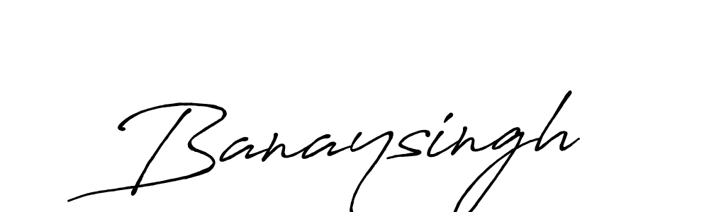 You should practise on your own different ways (Antro_Vectra_Bolder) to write your name (Banaysingh) in signature. don't let someone else do it for you. Banaysingh signature style 7 images and pictures png