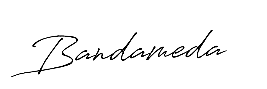 Make a beautiful signature design for name Bandameda. Use this online signature maker to create a handwritten signature for free. Bandameda signature style 7 images and pictures png