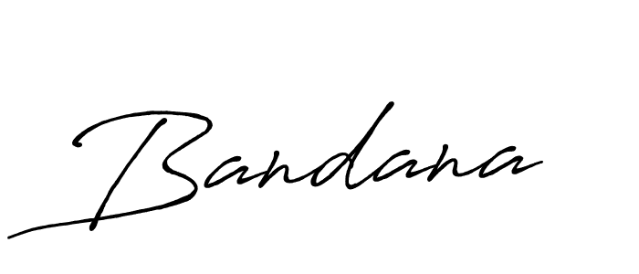 Make a beautiful signature design for name Bandana. Use this online signature maker to create a handwritten signature for free. Bandana signature style 7 images and pictures png