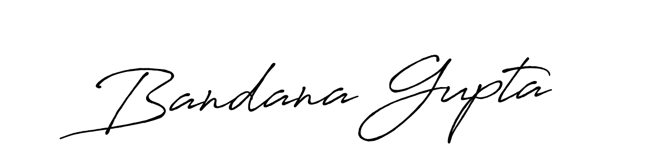 Make a beautiful signature design for name Bandana Gupta. Use this online signature maker to create a handwritten signature for free. Bandana Gupta signature style 7 images and pictures png