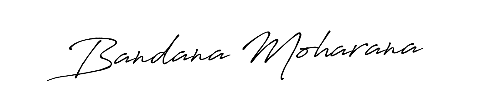 Design your own signature with our free online signature maker. With this signature software, you can create a handwritten (Antro_Vectra_Bolder) signature for name Bandana Moharana. Bandana Moharana signature style 7 images and pictures png