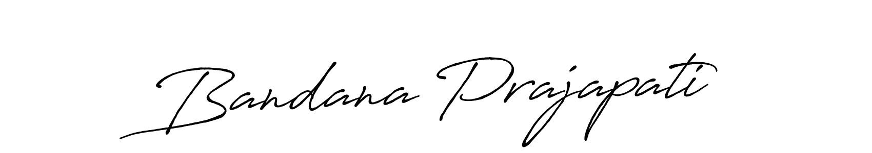 You should practise on your own different ways (Antro_Vectra_Bolder) to write your name (Bandana Prajapati) in signature. don't let someone else do it for you. Bandana Prajapati signature style 7 images and pictures png