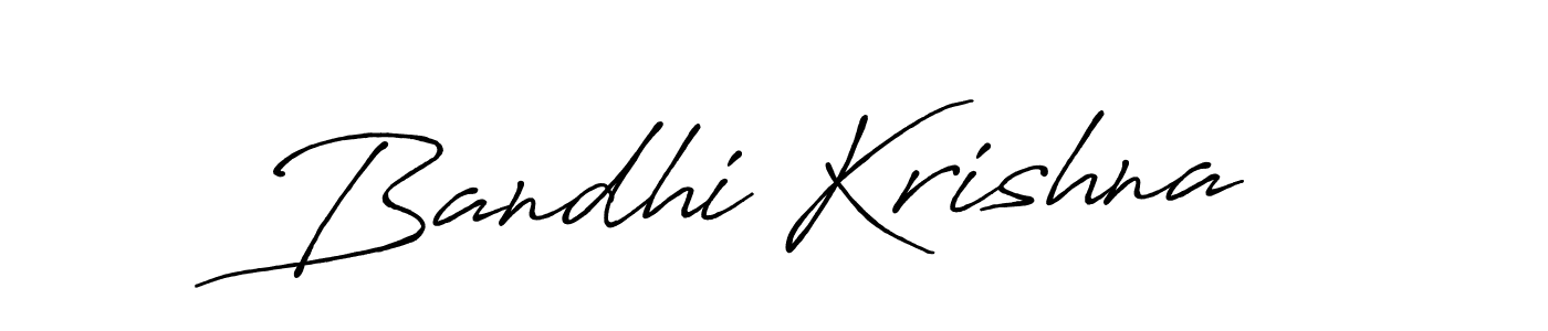 Antro_Vectra_Bolder is a professional signature style that is perfect for those who want to add a touch of class to their signature. It is also a great choice for those who want to make their signature more unique. Get Bandhi Krishna name to fancy signature for free. Bandhi Krishna signature style 7 images and pictures png