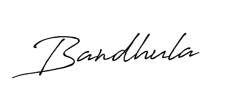 Create a beautiful signature design for name Bandhula. With this signature (Antro_Vectra_Bolder) fonts, you can make a handwritten signature for free. Bandhula signature style 7 images and pictures png
