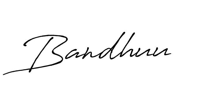 You should practise on your own different ways (Antro_Vectra_Bolder) to write your name (Bandhuu) in signature. don't let someone else do it for you. Bandhuu signature style 7 images and pictures png