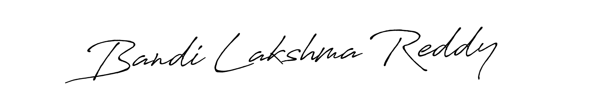 Use a signature maker to create a handwritten signature online. With this signature software, you can design (Antro_Vectra_Bolder) your own signature for name Bandi Lakshma Reddy. Bandi Lakshma Reddy signature style 7 images and pictures png