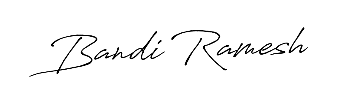 Also You can easily find your signature by using the search form. We will create Bandi Ramesh name handwritten signature images for you free of cost using Antro_Vectra_Bolder sign style. Bandi Ramesh signature style 7 images and pictures png