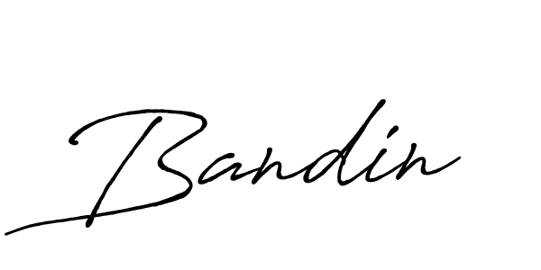 How to make Bandin signature? Antro_Vectra_Bolder is a professional autograph style. Create handwritten signature for Bandin name. Bandin signature style 7 images and pictures png
