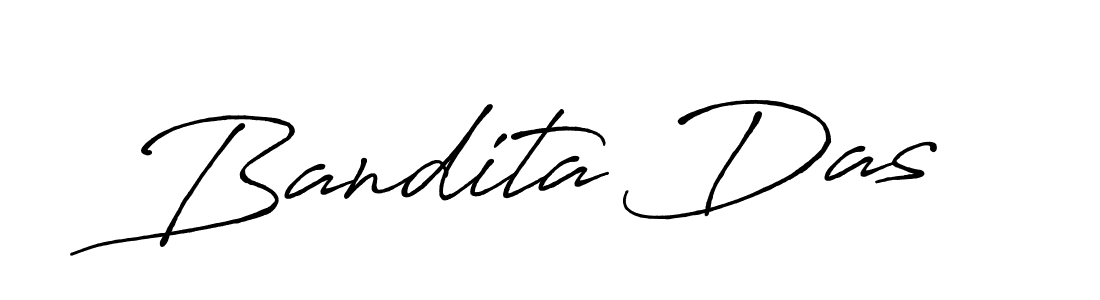How to make Bandita Das name signature. Use Antro_Vectra_Bolder style for creating short signs online. This is the latest handwritten sign. Bandita Das signature style 7 images and pictures png