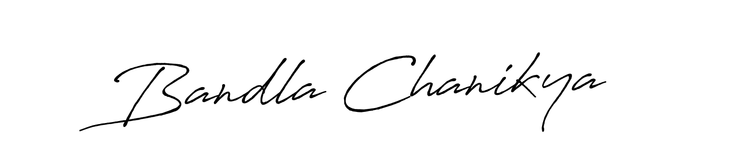 Bandla Chanikya stylish signature style. Best Handwritten Sign (Antro_Vectra_Bolder) for my name. Handwritten Signature Collection Ideas for my name Bandla Chanikya. Bandla Chanikya signature style 7 images and pictures png