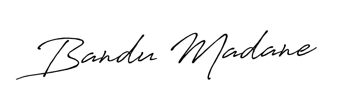 Make a short Bandu Madane signature style. Manage your documents anywhere anytime using Antro_Vectra_Bolder. Create and add eSignatures, submit forms, share and send files easily. Bandu Madane signature style 7 images and pictures png