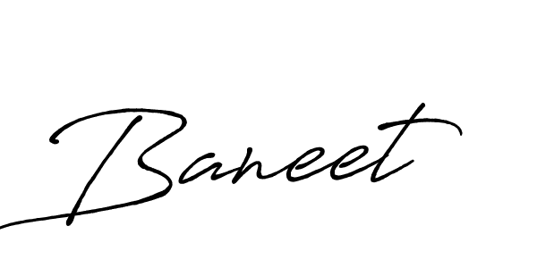 Similarly Antro_Vectra_Bolder is the best handwritten signature design. Signature creator online .You can use it as an online autograph creator for name Baneet. Baneet signature style 7 images and pictures png