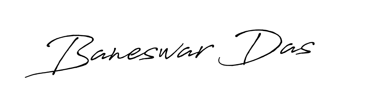 Create a beautiful signature design for name Baneswar Das. With this signature (Antro_Vectra_Bolder) fonts, you can make a handwritten signature for free. Baneswar Das signature style 7 images and pictures png